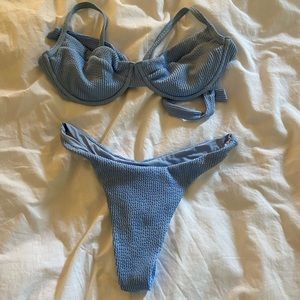 Monday Swimwear Periwinkle Crinkle bikini